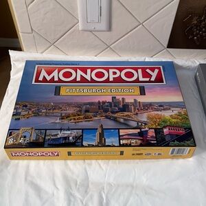 New unsealed Pittsburgh edition Monopoly board game
